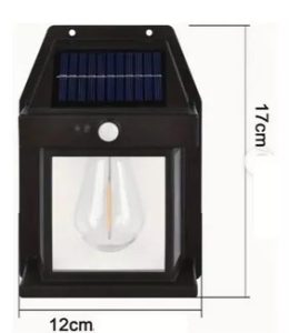 medidas Farol Lámpara Led Carga Solar Exterior Recargable Hogar Casa